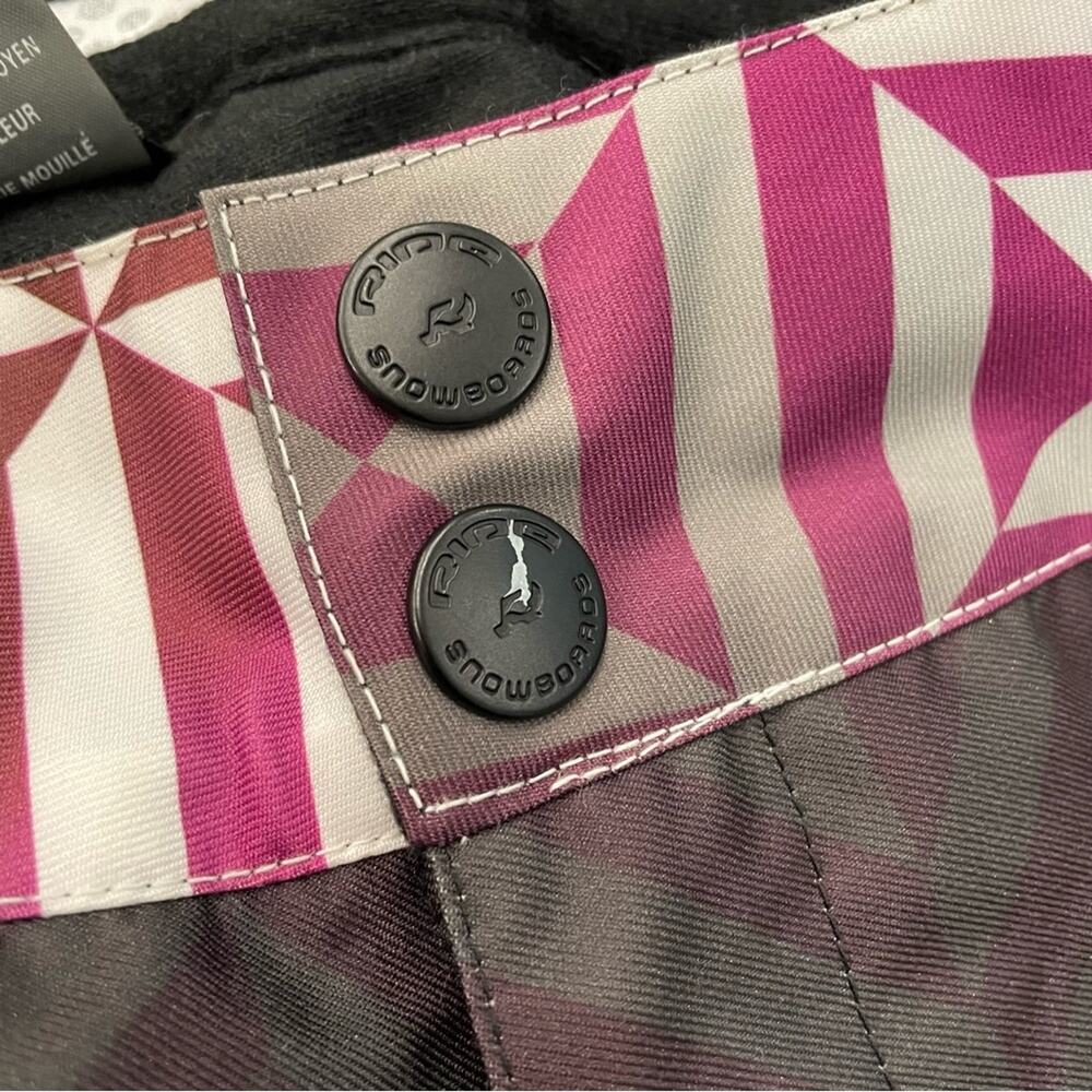 Ride Snowboard Pants Women’s Ombré Purple Low Rise Sz M - Picture 7 of 8